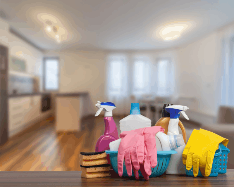 Tips to help you safely throw away cleaning products